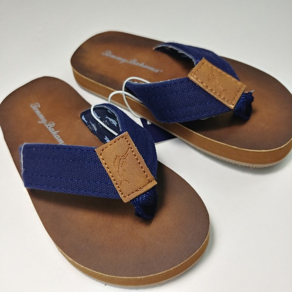 boys brown flip flops